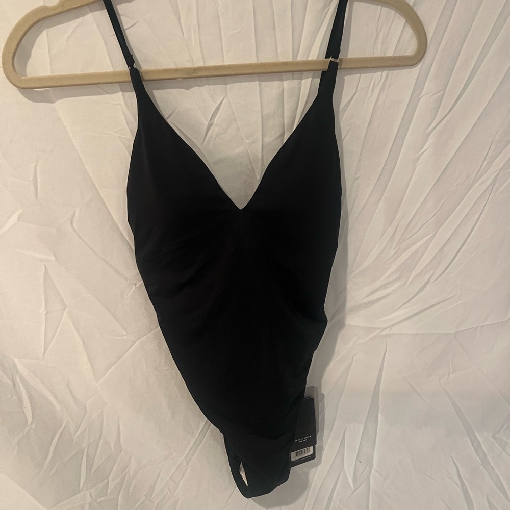 Chic Black One-Piece Swimsuit